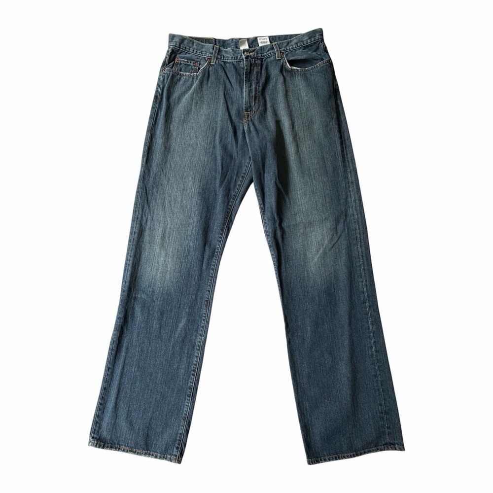 Lucky Brand Dungarees Bootcut Jeans Mens 38x34 USA Made Y2K Medium Wash